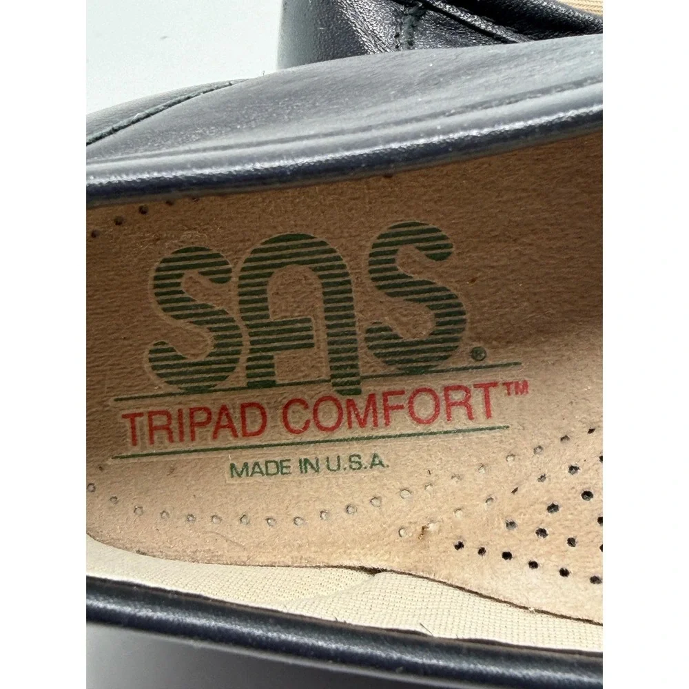 SAS Womens Tripad Comfort Teal Leather Kiltie Tassel Loafers Shoes Size 6 M‎